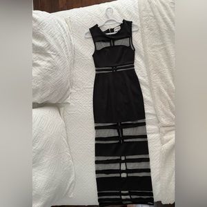 Long sabo skirt black dress